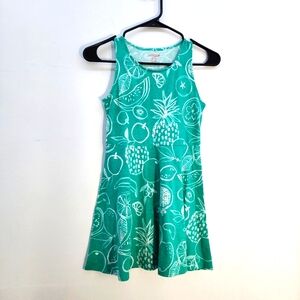 Cat & Jack Green Halter A-Line Sundress Sz M